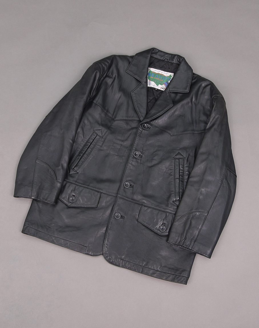 BEACON 90&#039;s JPN Sheep Skin Western Leather Jacket